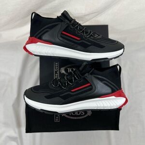 Tod's Black and Red Men's Sneakers